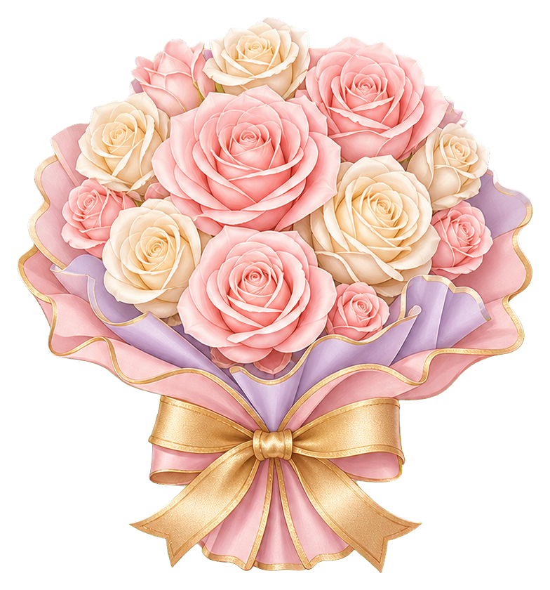 Preview for Rose Bouquet Sticker For Birthday Designs