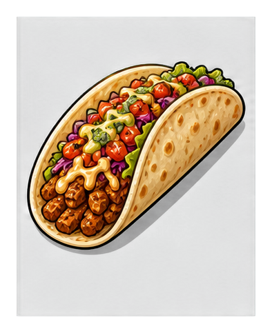 Preview for Taco Wrap Sticker