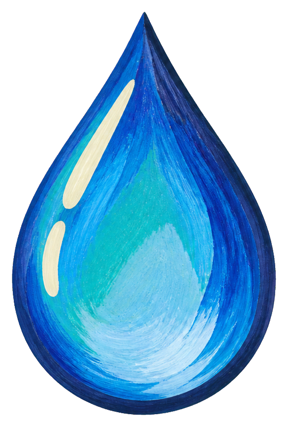 Preview for Hand-painted Water Droplet Sticker