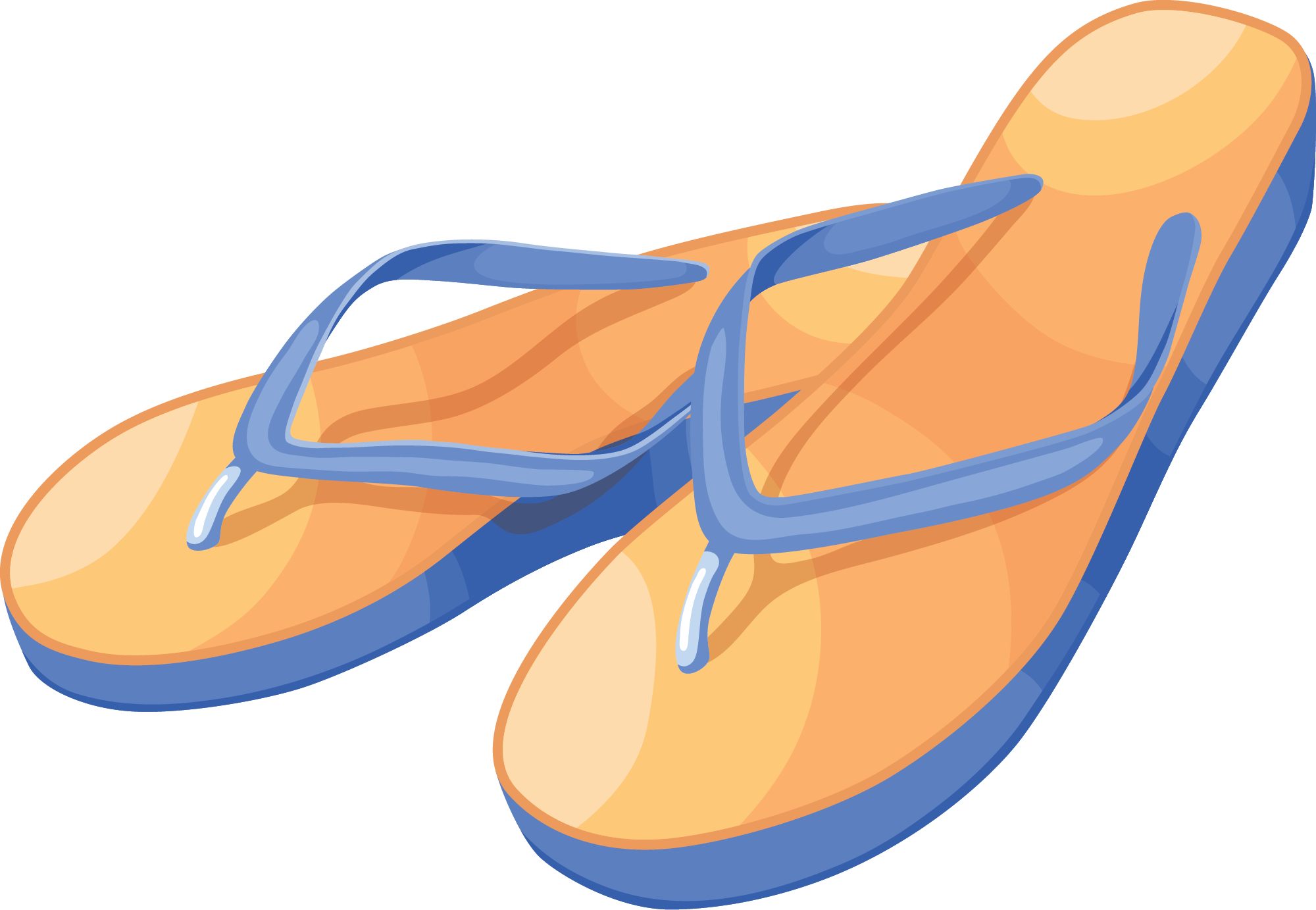 Preview for Blue-flip-flops-summer-sticker-1d0e8