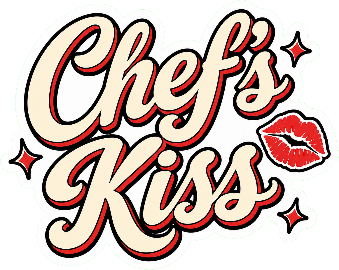 Preview for Chef's Kiss Text Sticker Graphic