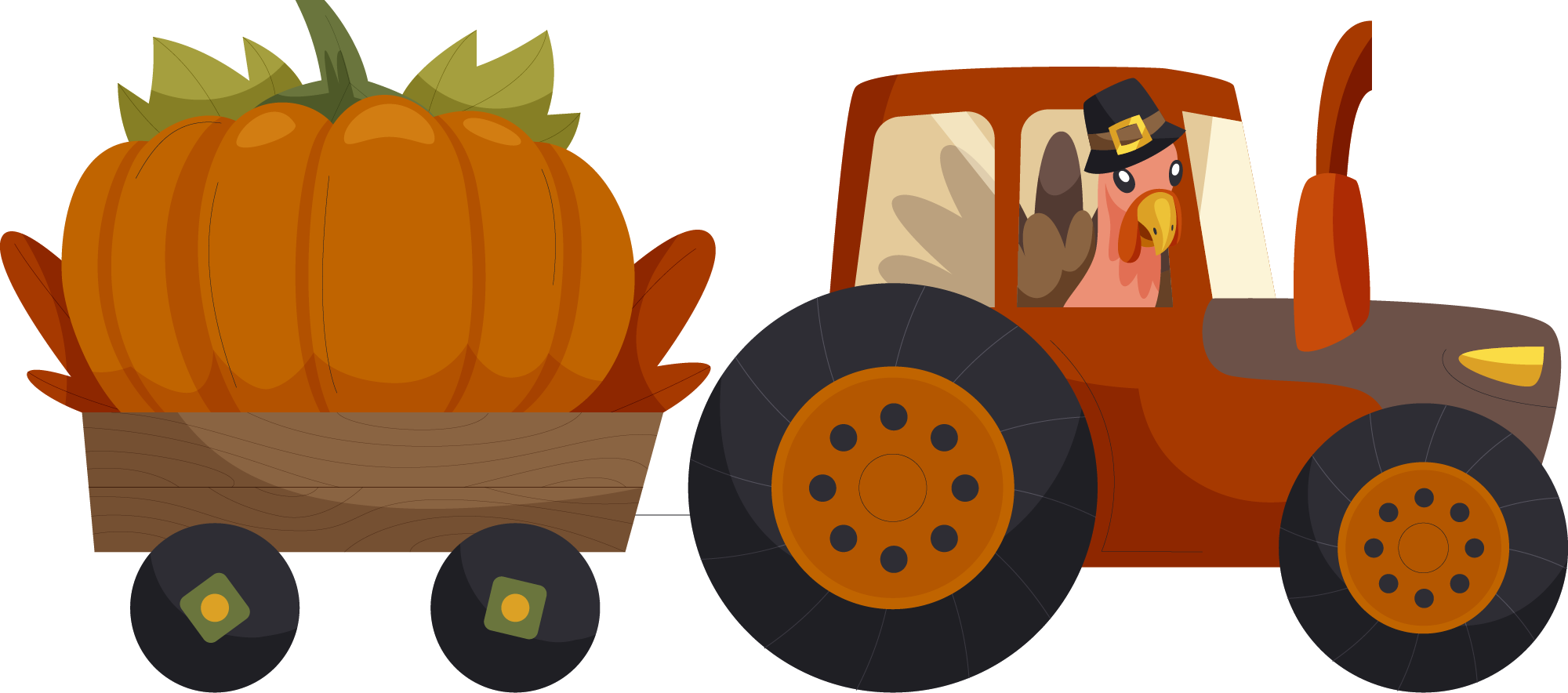 Preview for Tractor-pumpkin-harvest-thanksgiving-sticker-621b2