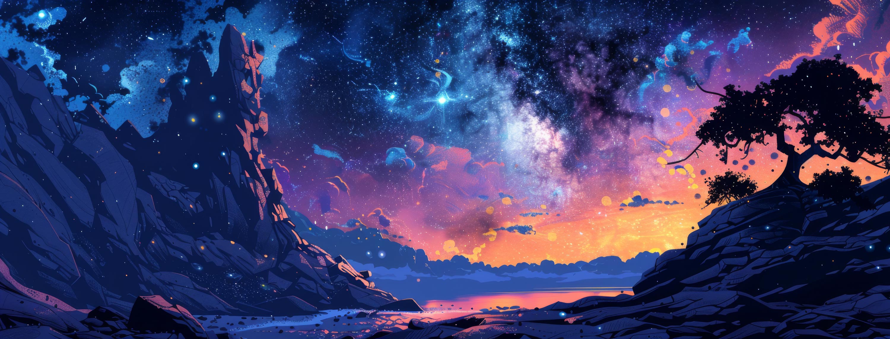 Preview for Cosmic-landscape-art-astrophotography-cover-background-2a83c