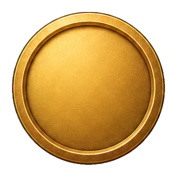 Preview for Gold Compass Disk Sticker
