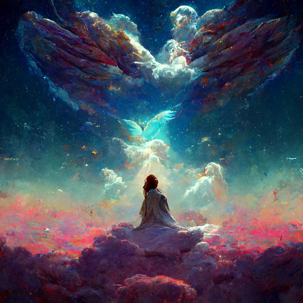 Preview for Angelic-encounter-clouds-ai-images-background-f3c45