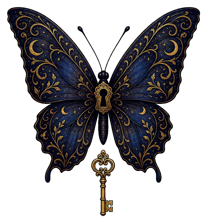 Preview for Keyhole Butterfly Sticker