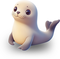 Preview for Cartoon-seal-illustration-animal-sticker-94ba4