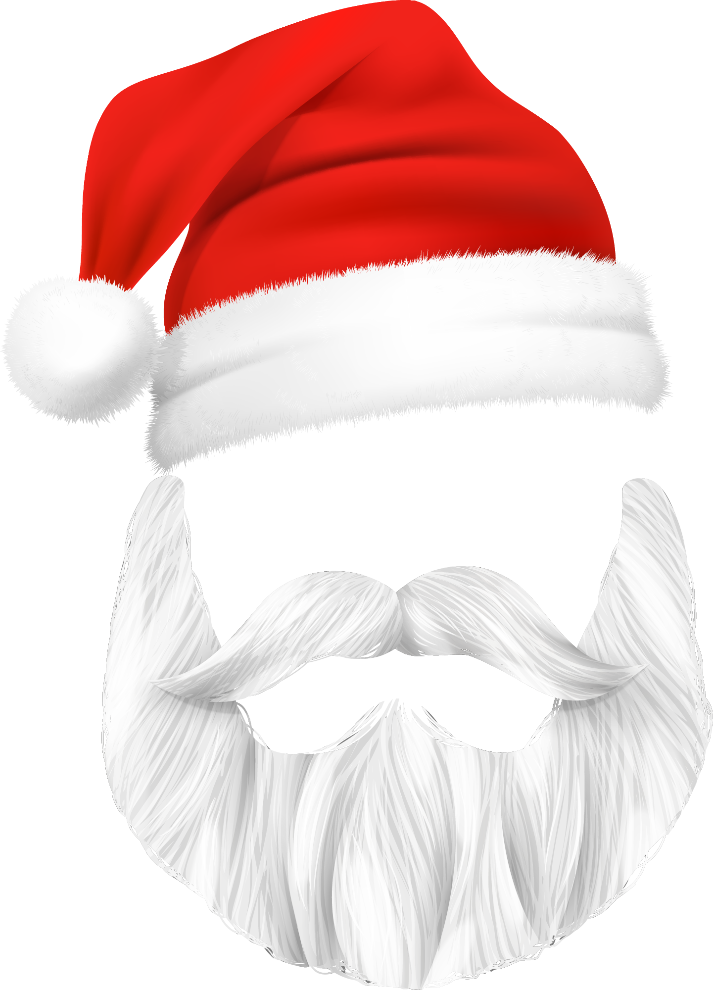 Preview for Santa-claus-beard-and-hat-christmas-hat-sticker-2a510