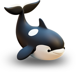 Preview for 3d-orca-whale-illustration-animal-sticker-4f9fa