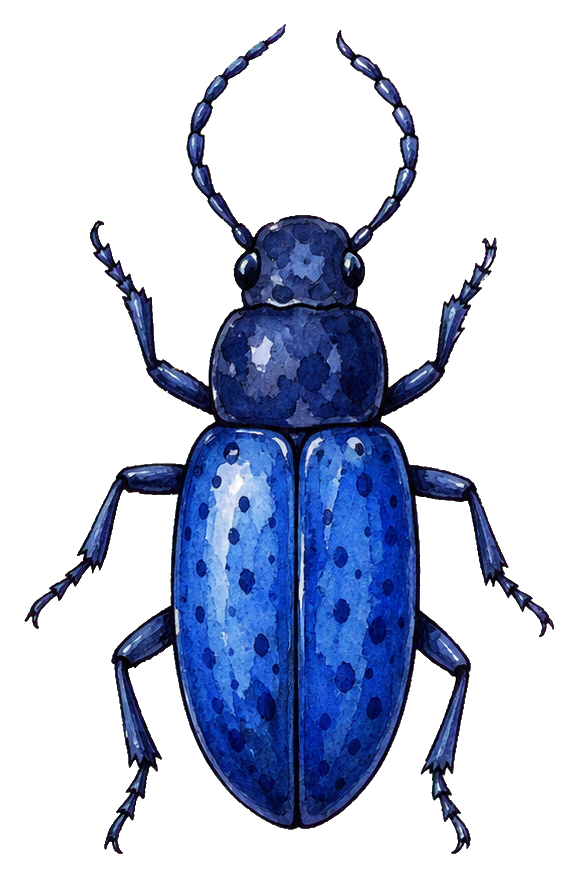 Preview for Sapphire Ground Beetle Sticker
