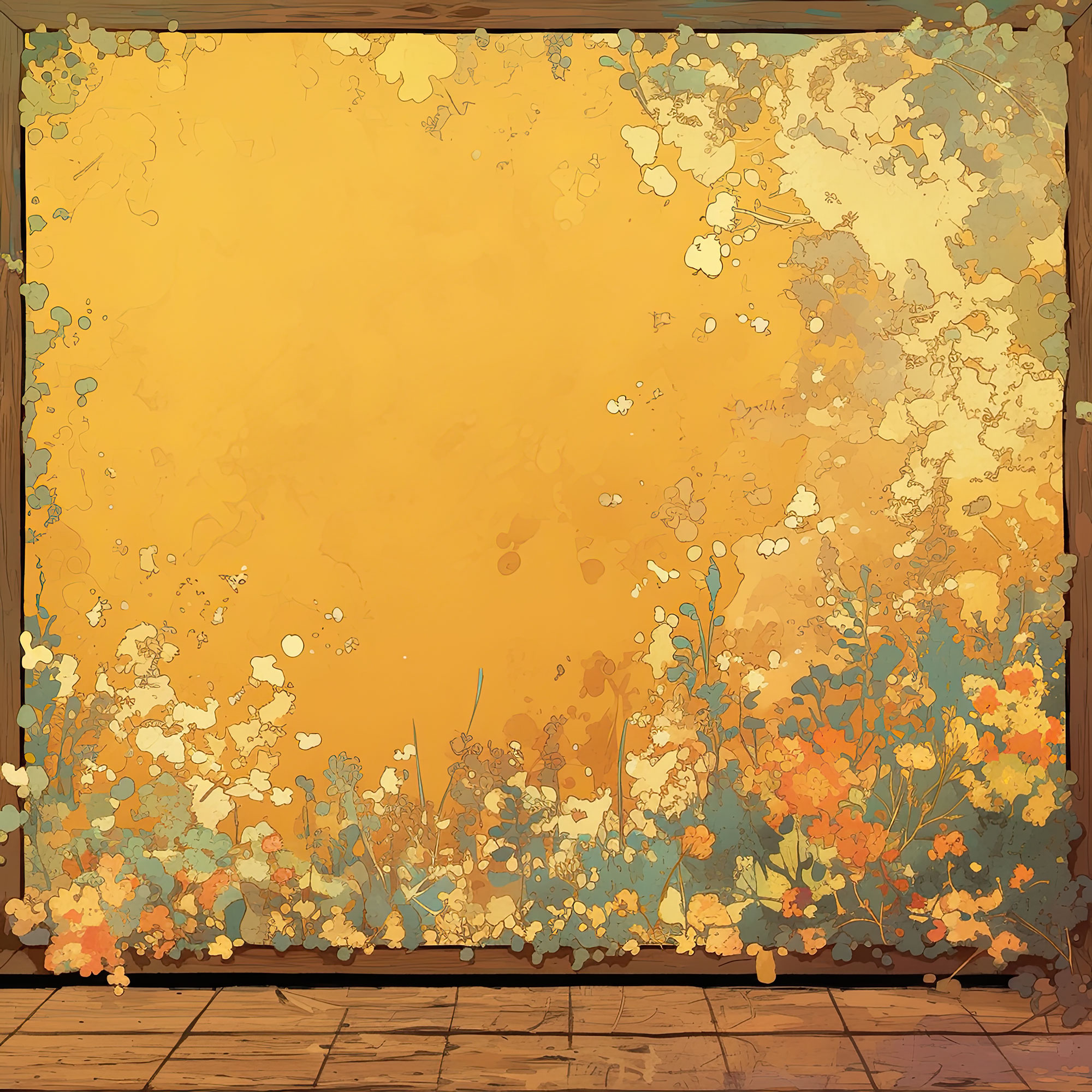 Preview for Distressed-yellow-wall-art-simple-backdrop-background-5b828