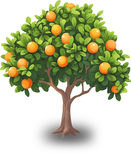 Preview for Orange-tree-illustration-flora-sticker-021d4