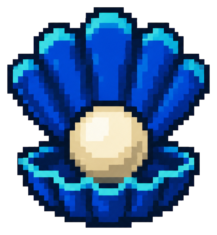 Preview for Moon Pearl Pickup Pixel Sticker