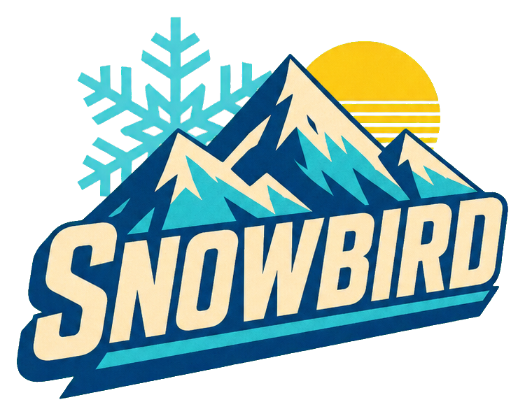 Preview for Snowbird Snowflake Mountain Sticker
