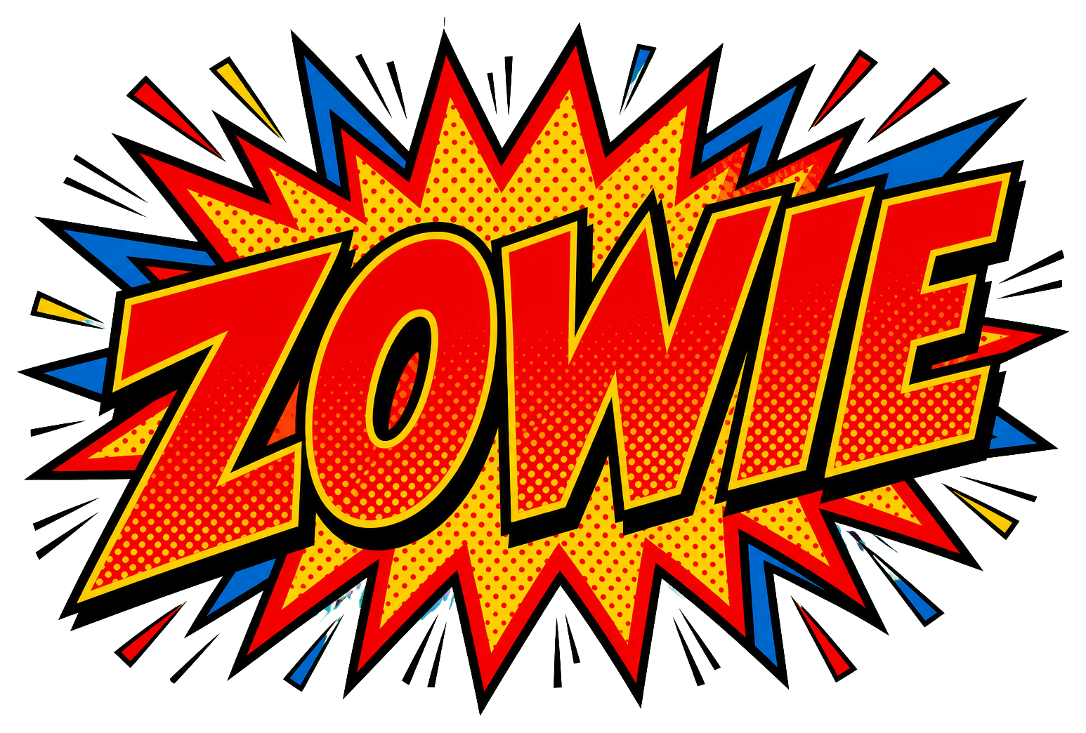 Preview for Zowie Starburst Comic Sticker