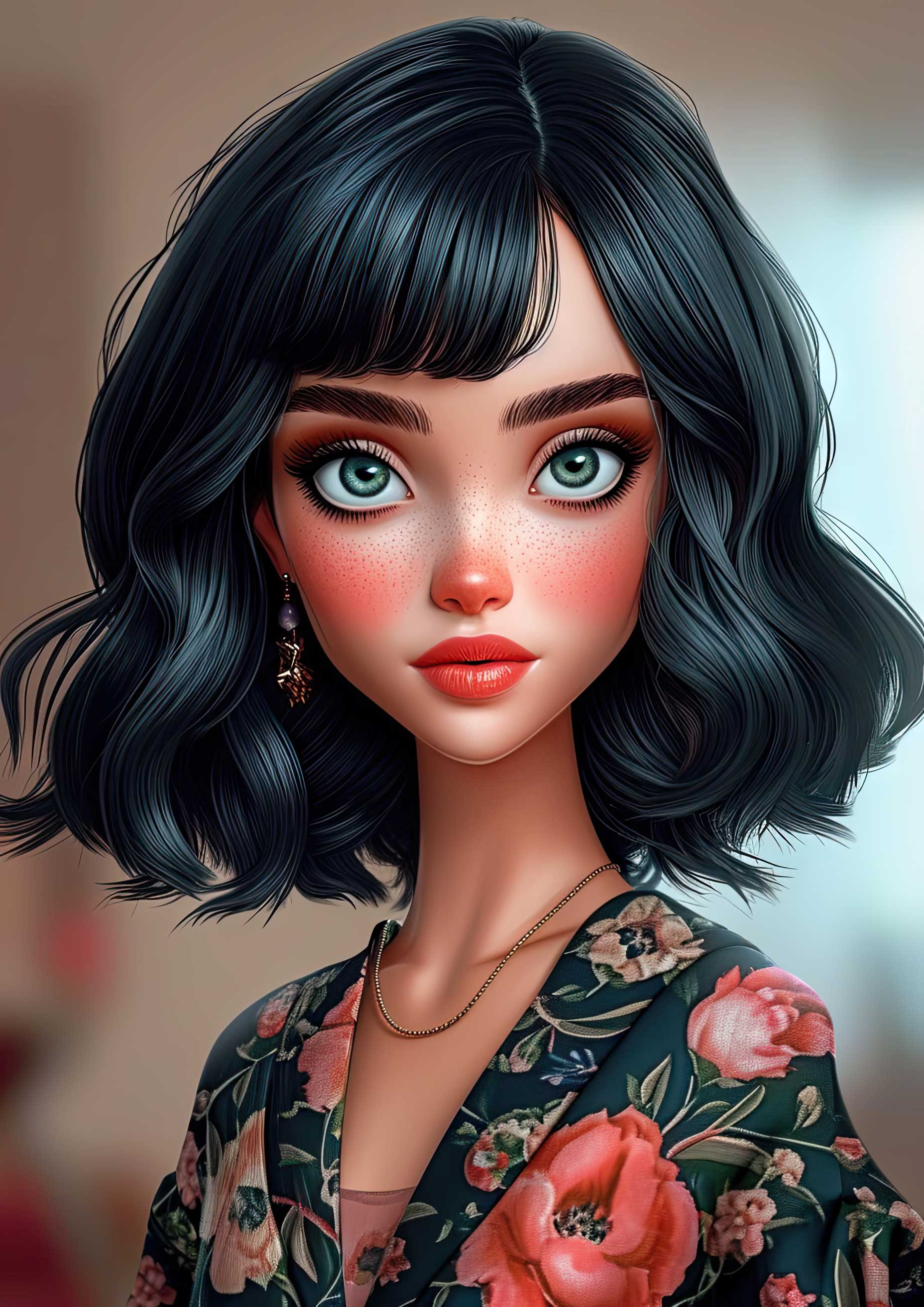 Preview for Digital-art-portrait-woman-celebrities-background-bd7ab