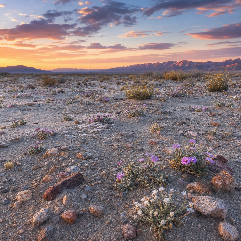 Preview for Square Desert Bloom Background