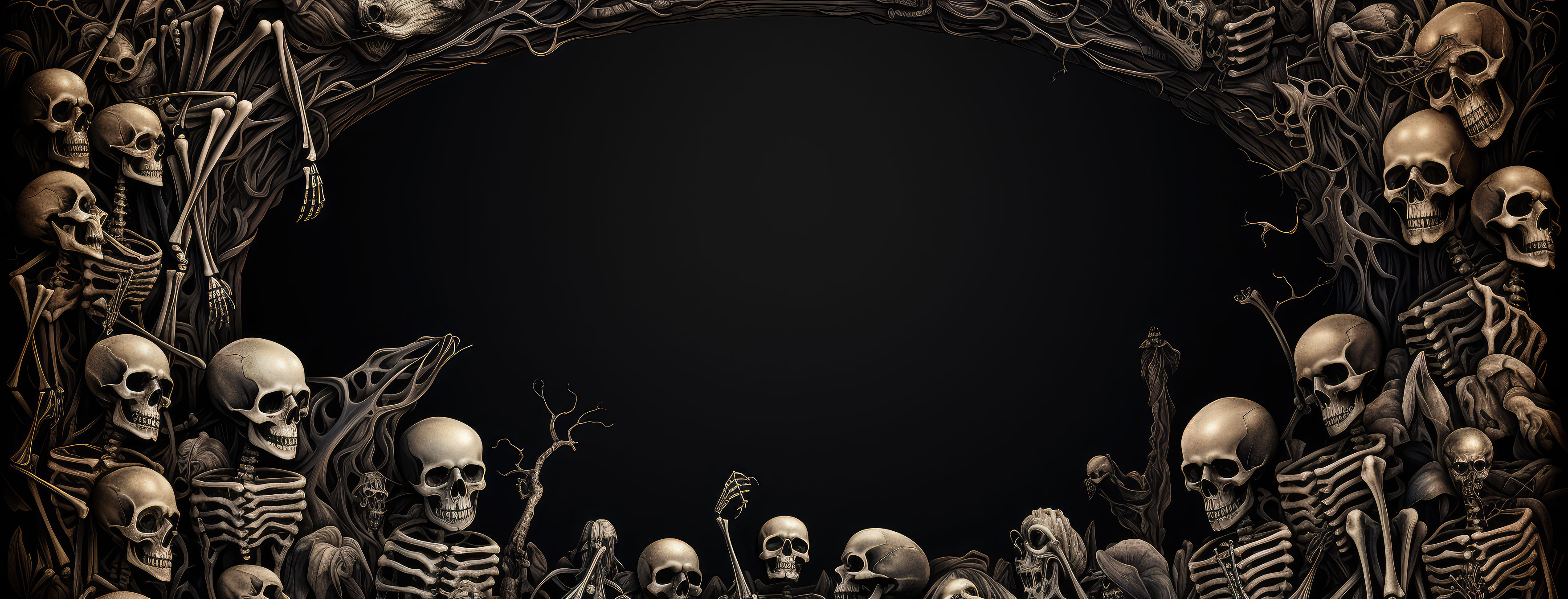 Preview for Spooky-skeleton-frame-template-halloween-cover-background-b64e4