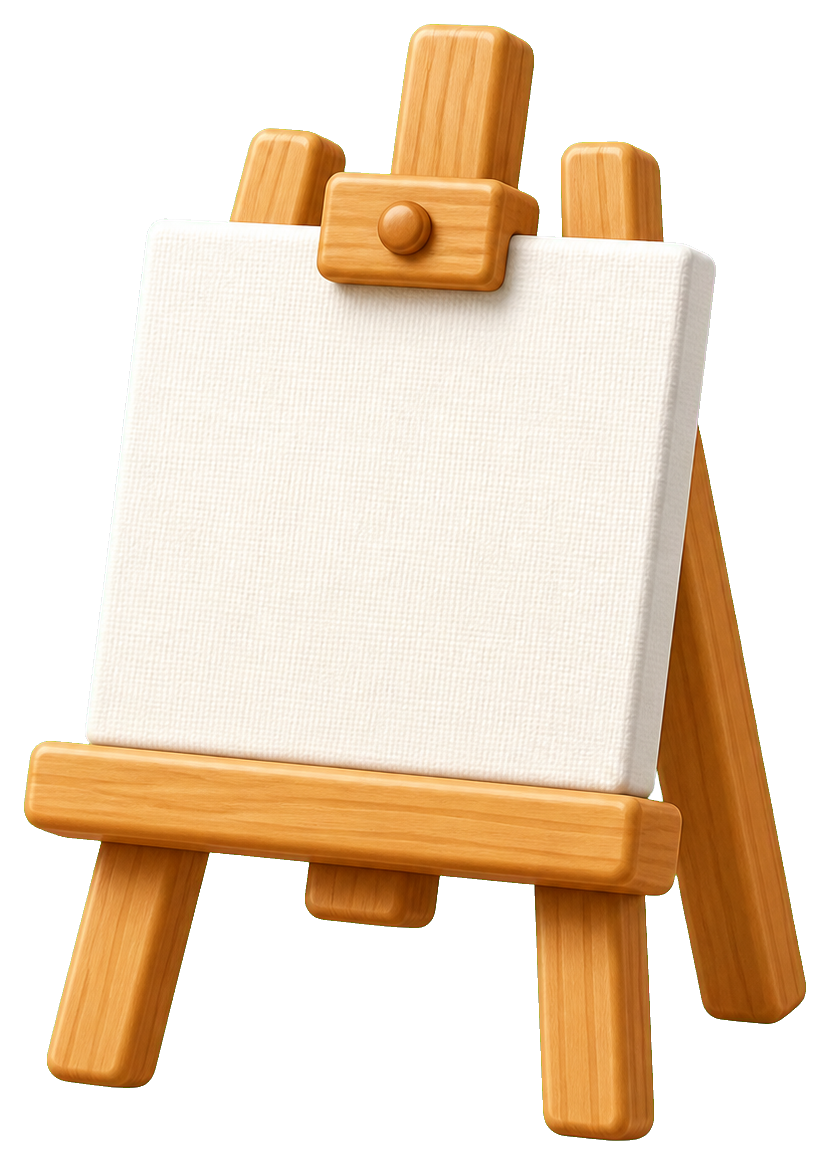 Preview for Mini Easel Sticker Graphic