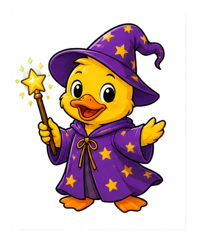 Preview for Wizard Duck Sticker
