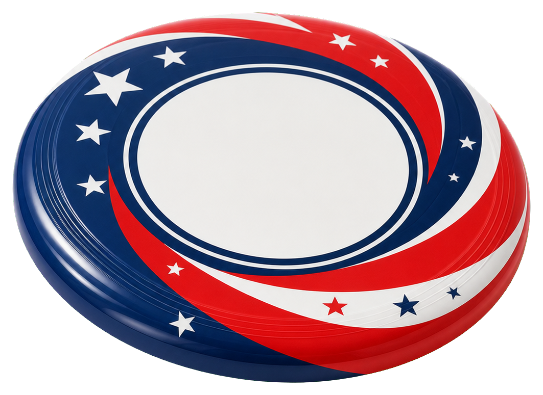 Preview for Patriotic Frisbee Sticker
