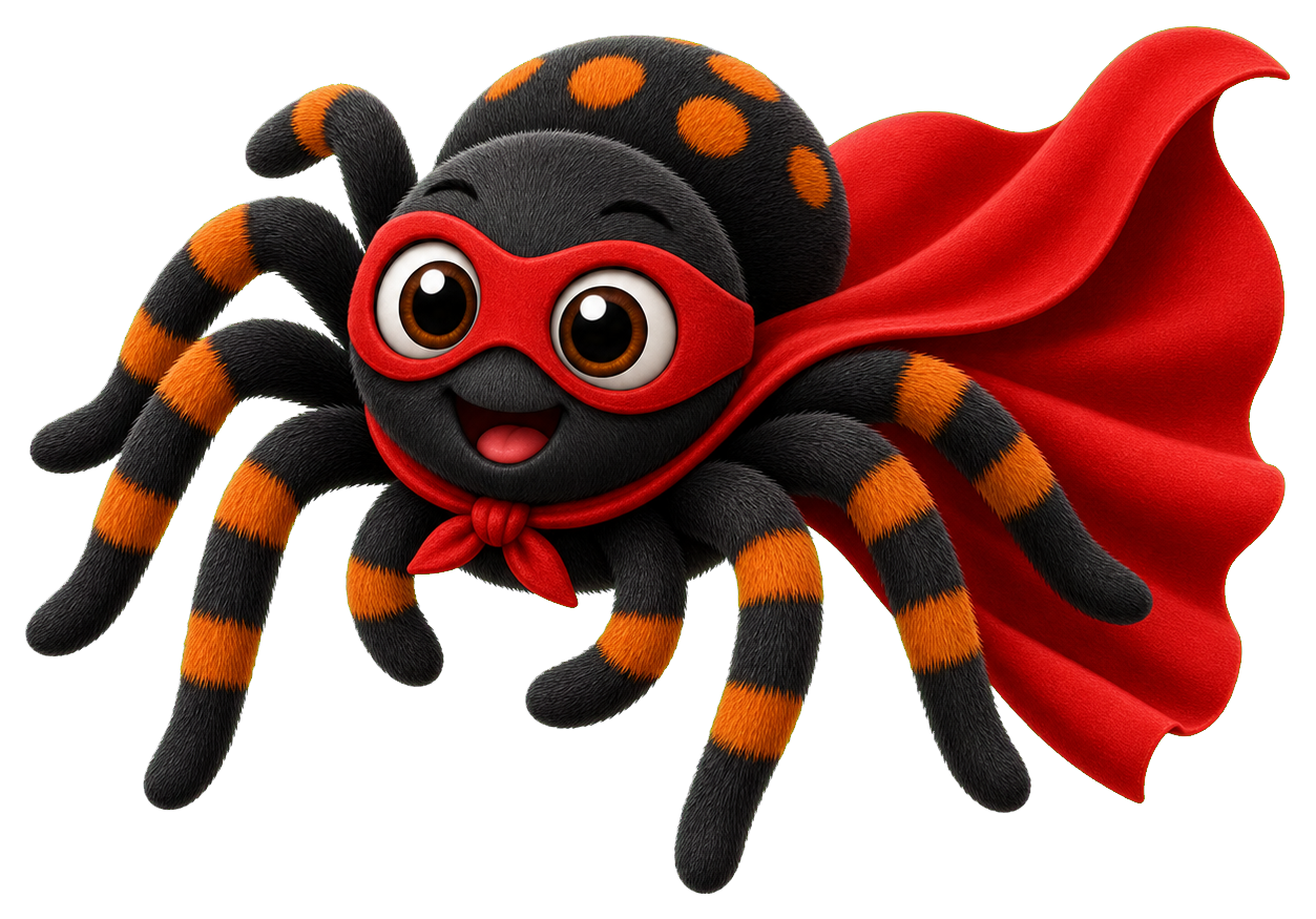 Preview for Spider Superhero Cape Sticker
