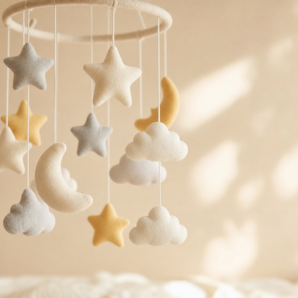 Preview for Pastel Nursery Star Mobile Background