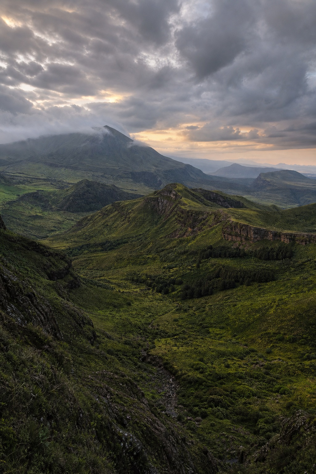 Preview for Volcanic Highlands Landscape Background