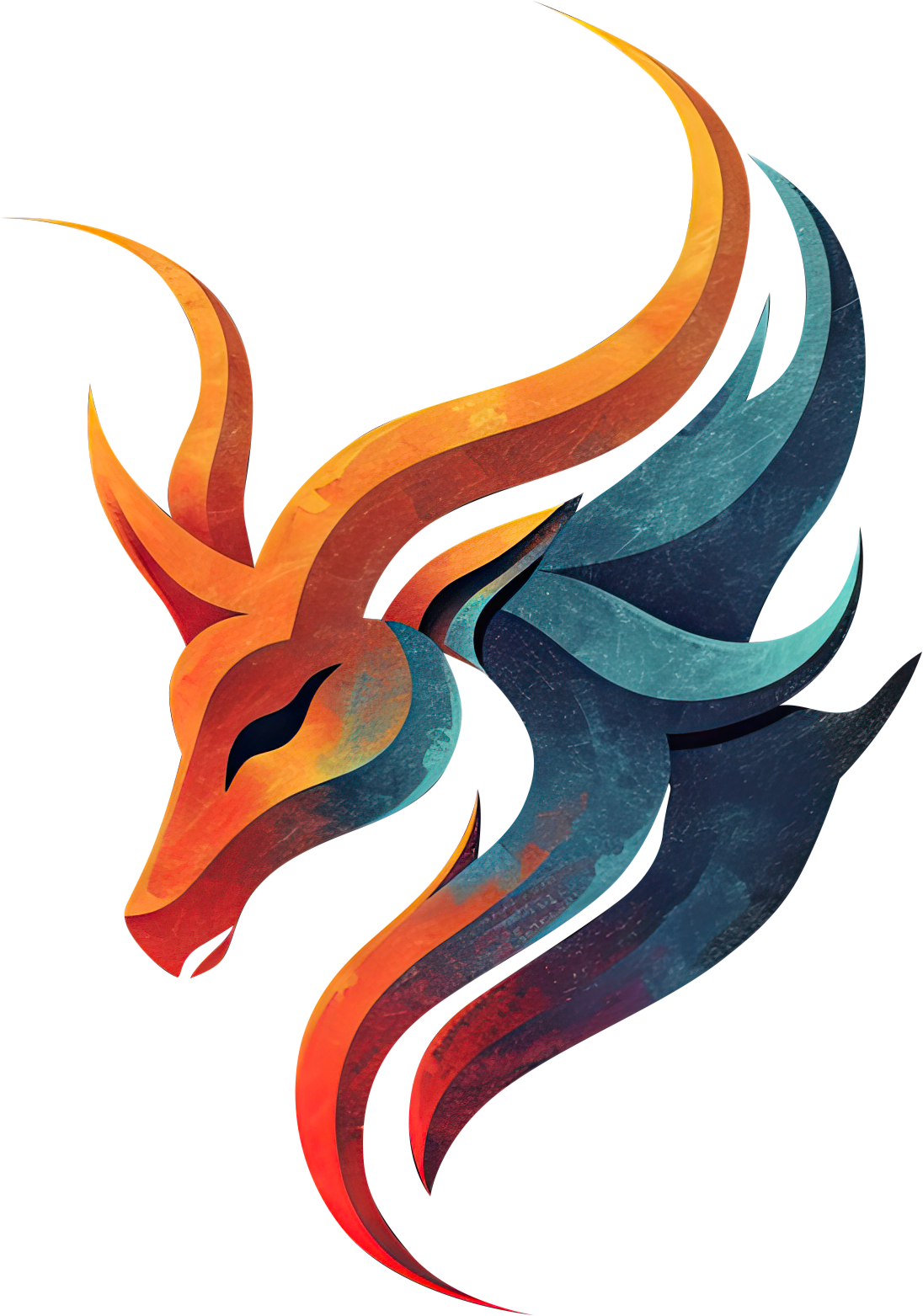 Preview for Vibrant-dragon-illustration-logo-animal-sticker-a2696