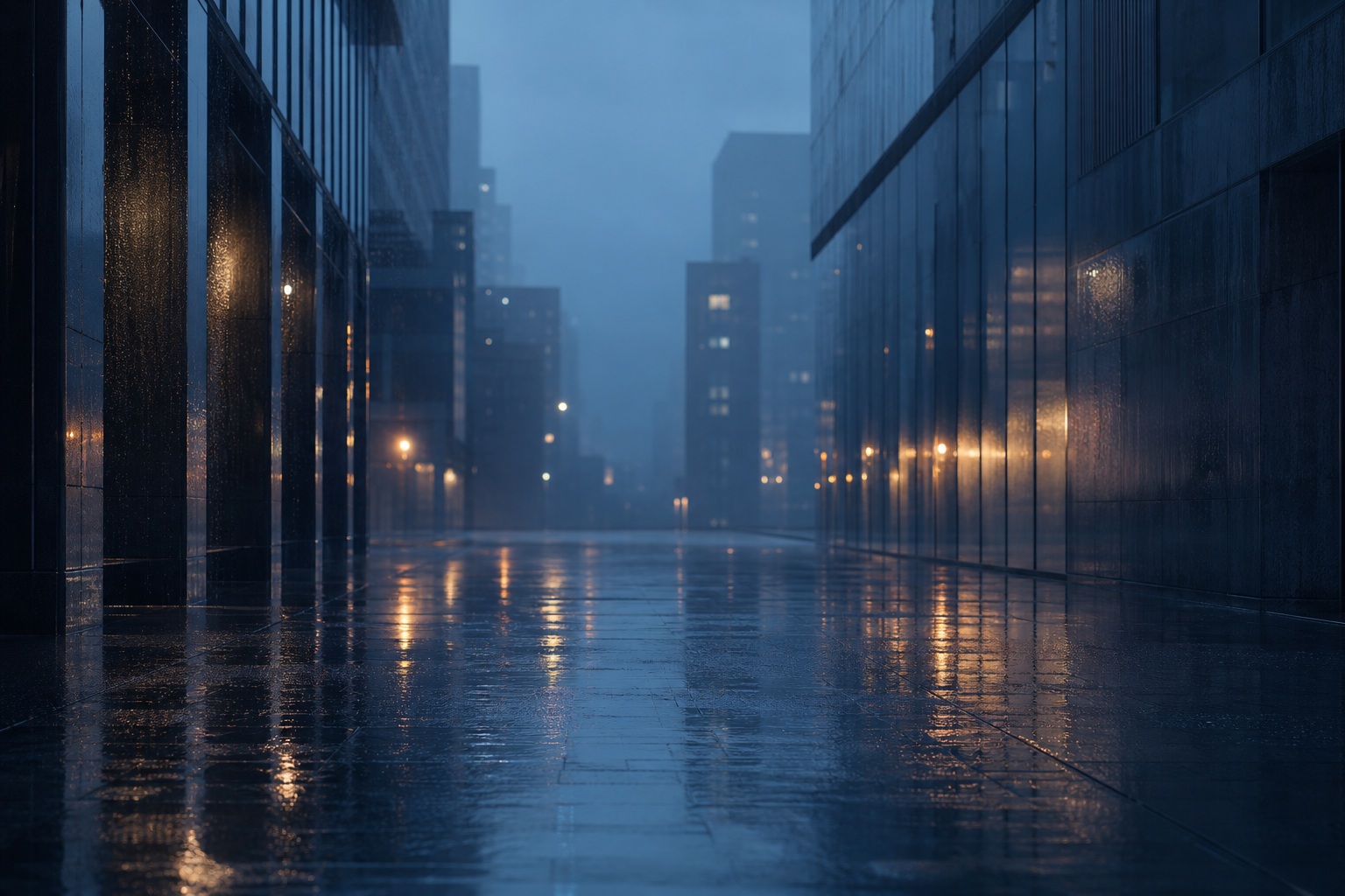Preview for Blue Evening Misty Urban Background
