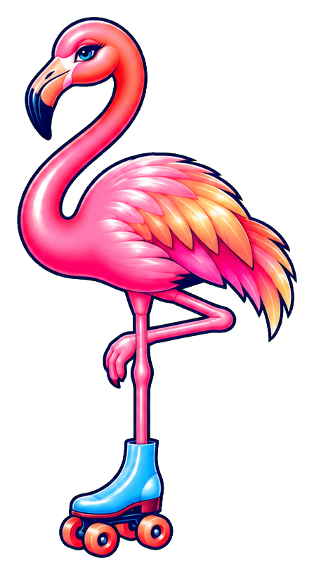 Preview for Roller Skate Flamingo