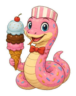 Preview for Ice Cream Vendor Snake Sticker
