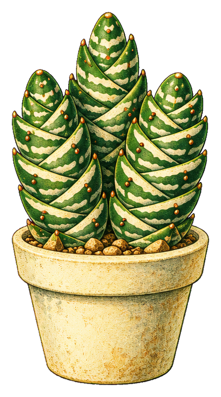 Preview for Vintage Succulent Zebra Cactus