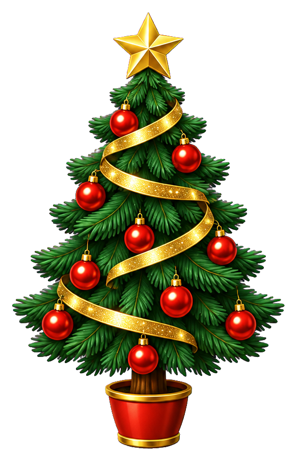 Preview for Ribbon Wrapped Christmas Tree