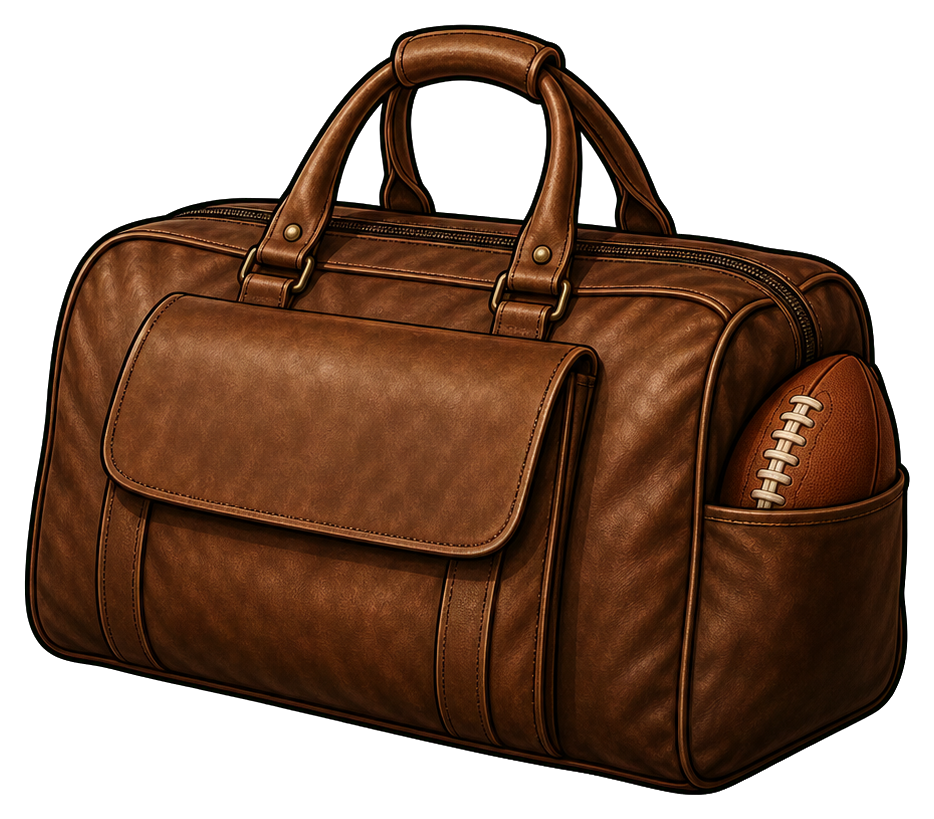 Preview for Leather Football Bag Sticker