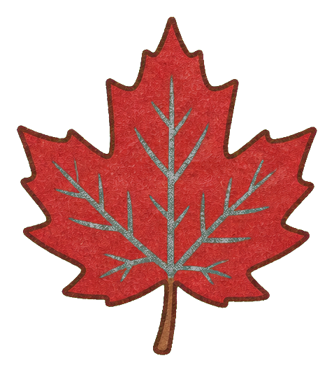 Preview for Cranberry Maple Leaf Thanksgiving Sticker
