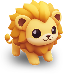 Preview for Cartoon-lion-illustration-animal-sticker-6e52f