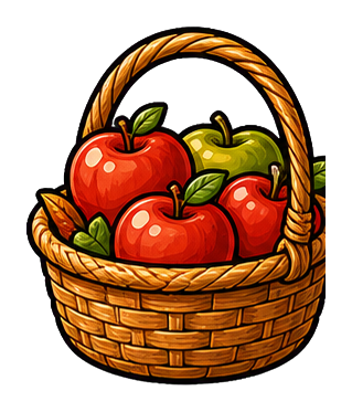 Preview for Apple Basket Sticker
