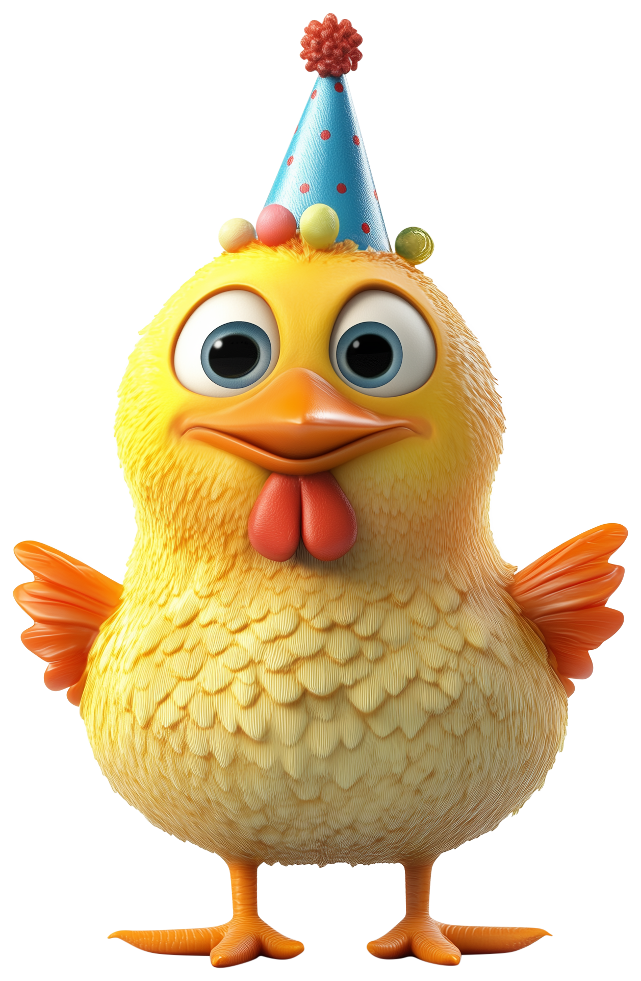 Preview for Cute Chicken Sticker Graphic