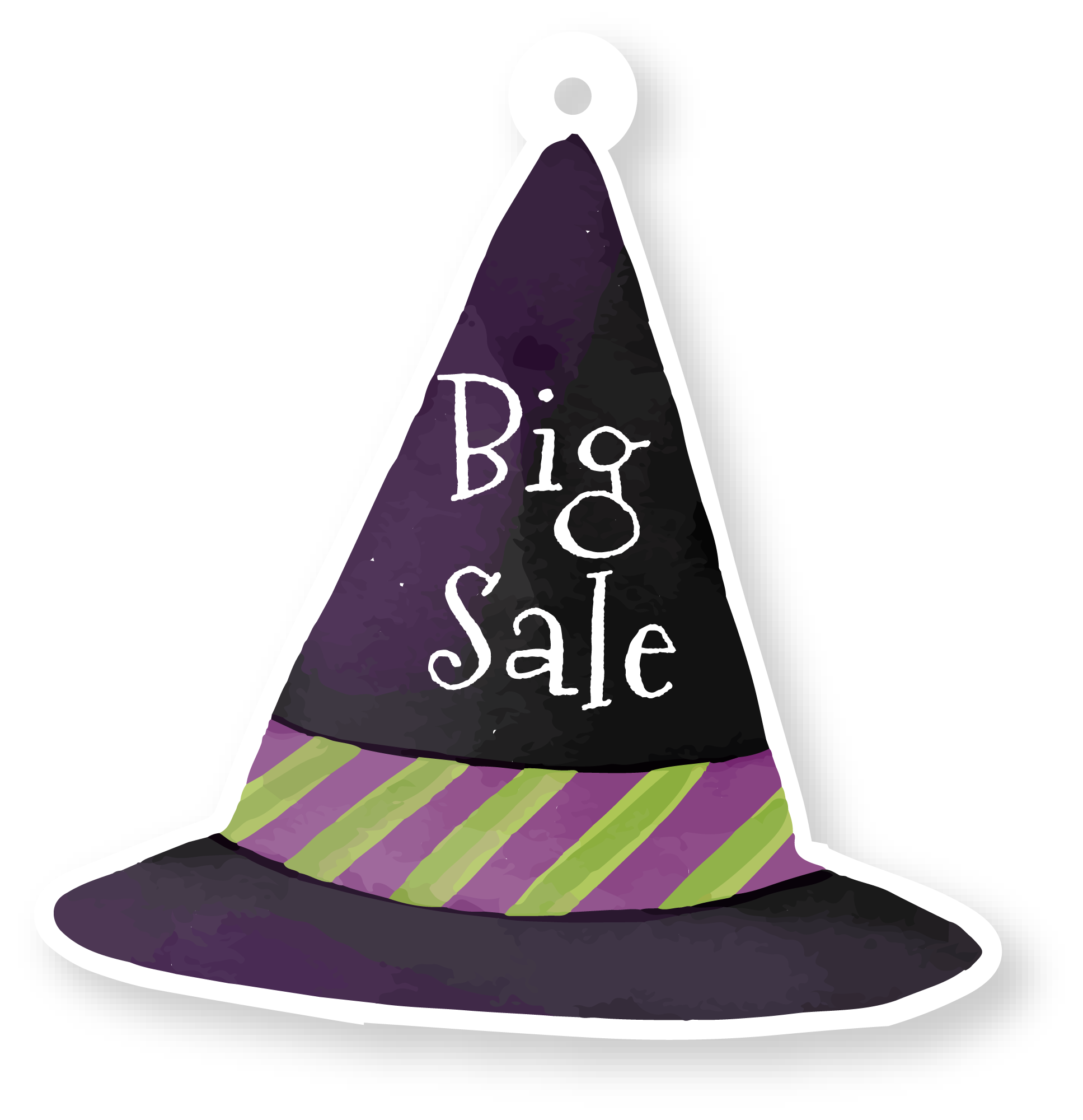 Preview for Big-sale-witch-hat-halloween-sale-sticker-a8369