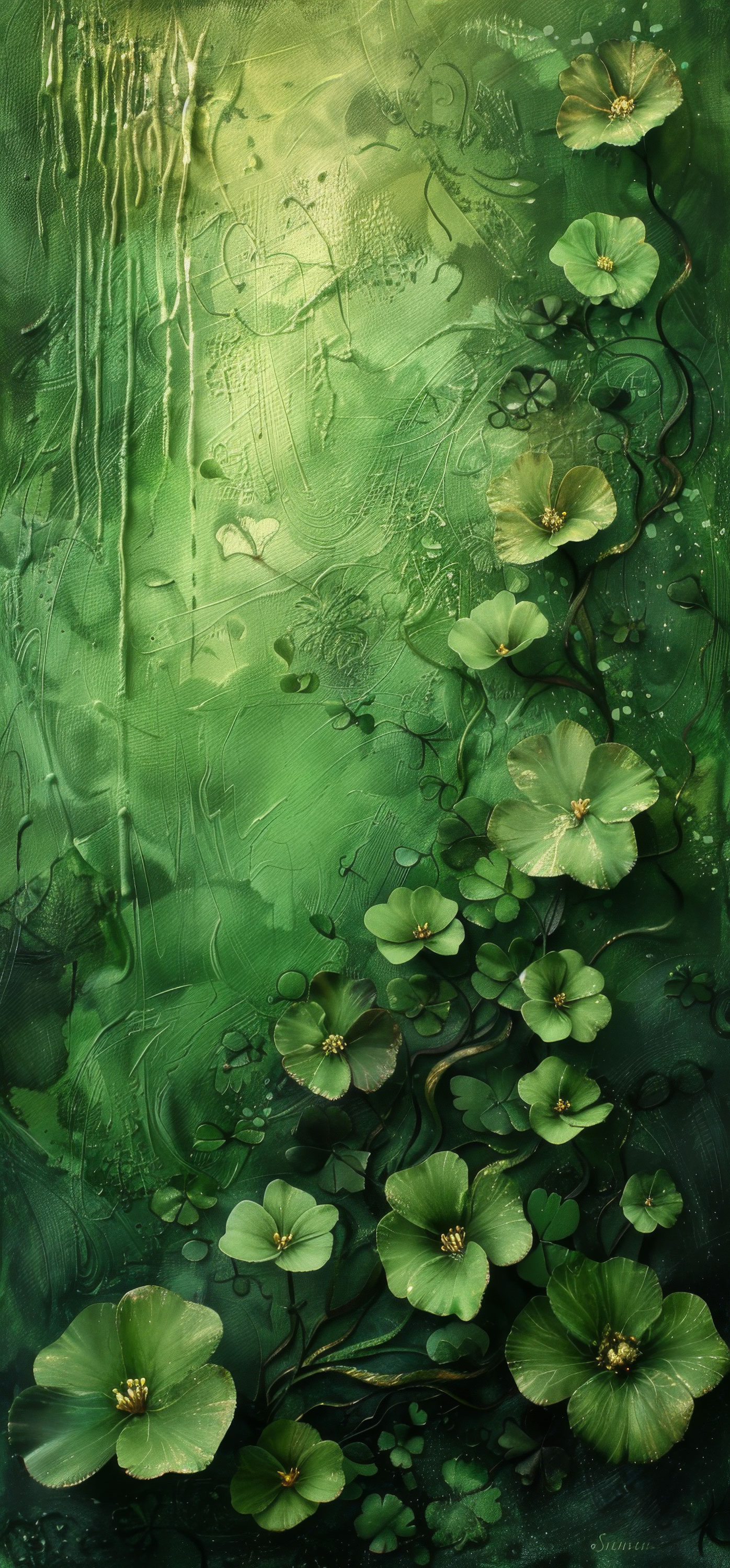 Preview for Green-floral-artwork-st-patricks-background-43dfc