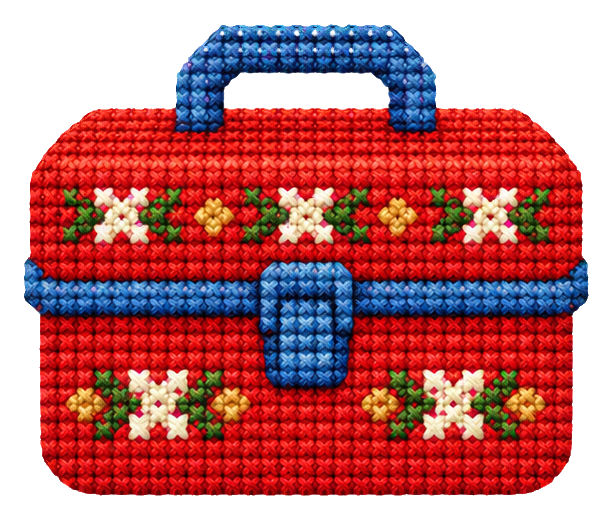 Preview for Cross Stitch Picnic Lunch Box