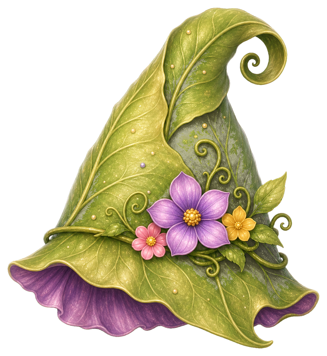 Preview for Leaf Flower Sticker Graphic For Creative Designs