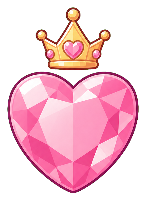 Preview for Heart Gem Princess Sticker Graphic