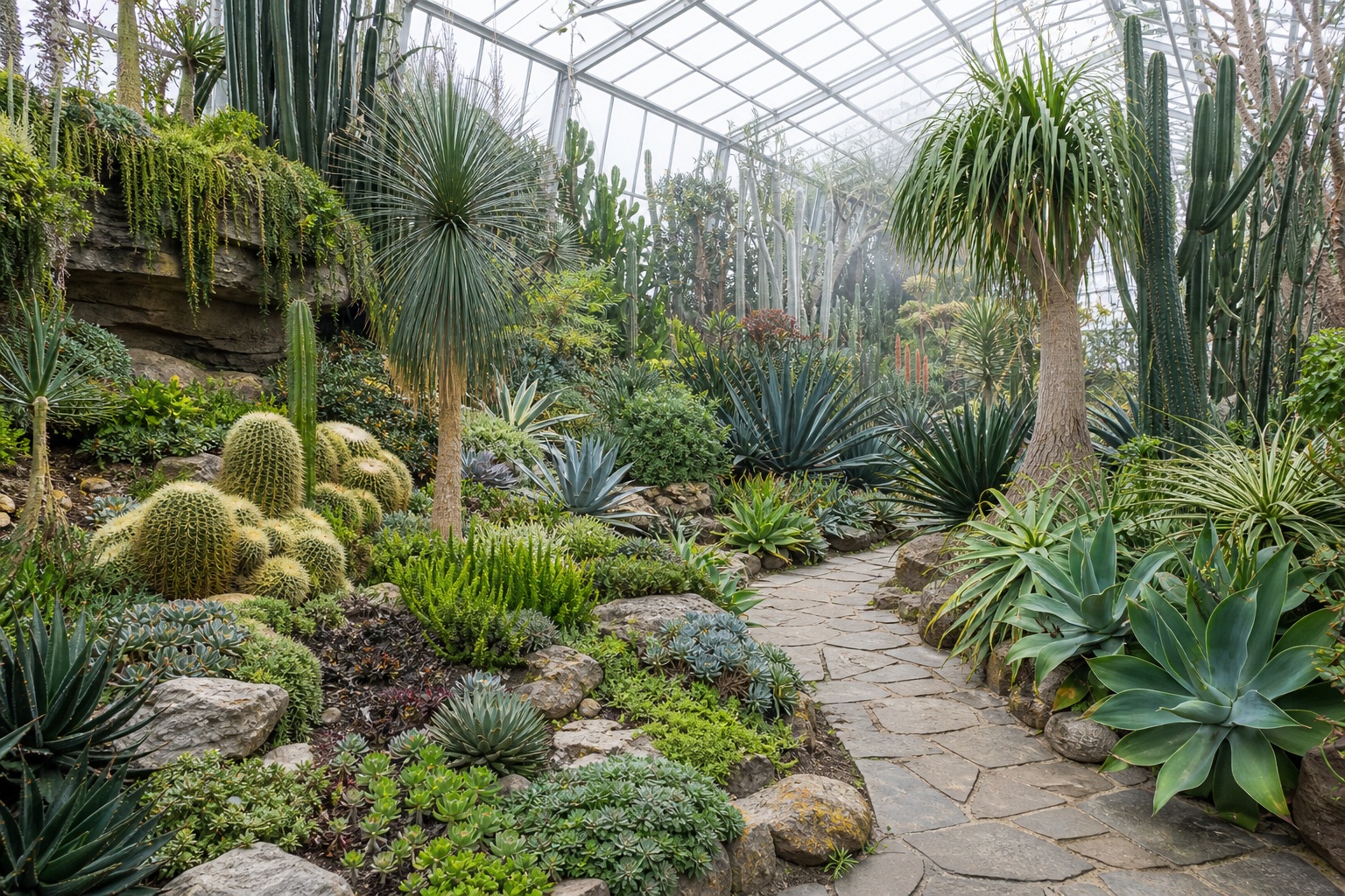 Preview for Botanical Garden Conservatory Stock Background