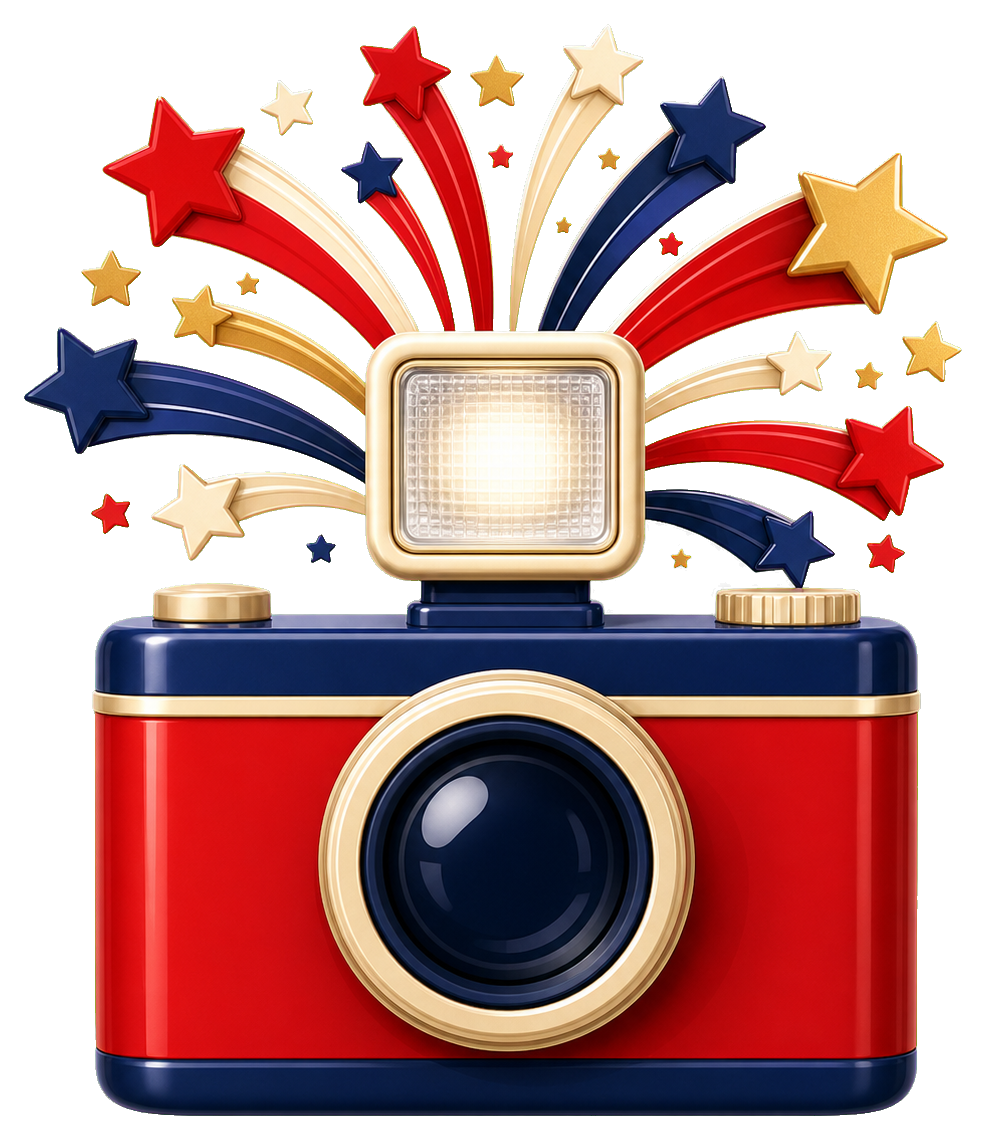 Preview for Fireworks Camera Flash Sticker