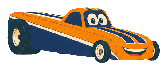 Preview for Speedy Dragster Car Sticker
