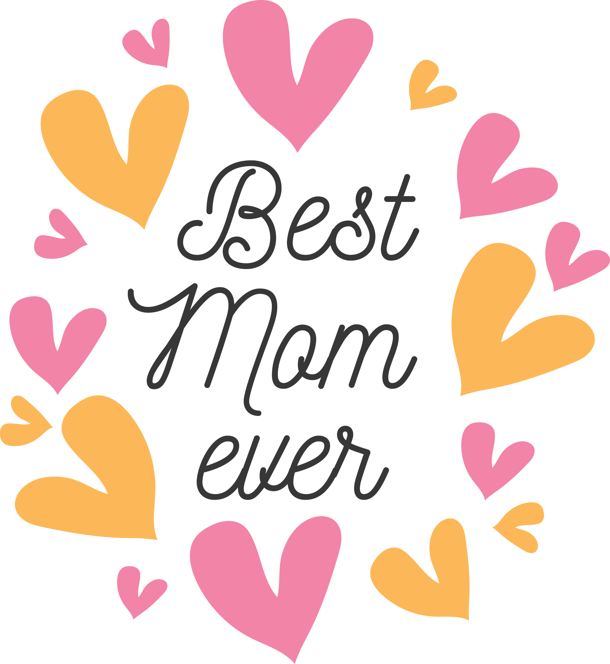 Preview for Best-mom-ever-heart-design-mothers-day-sticker-f1b35
