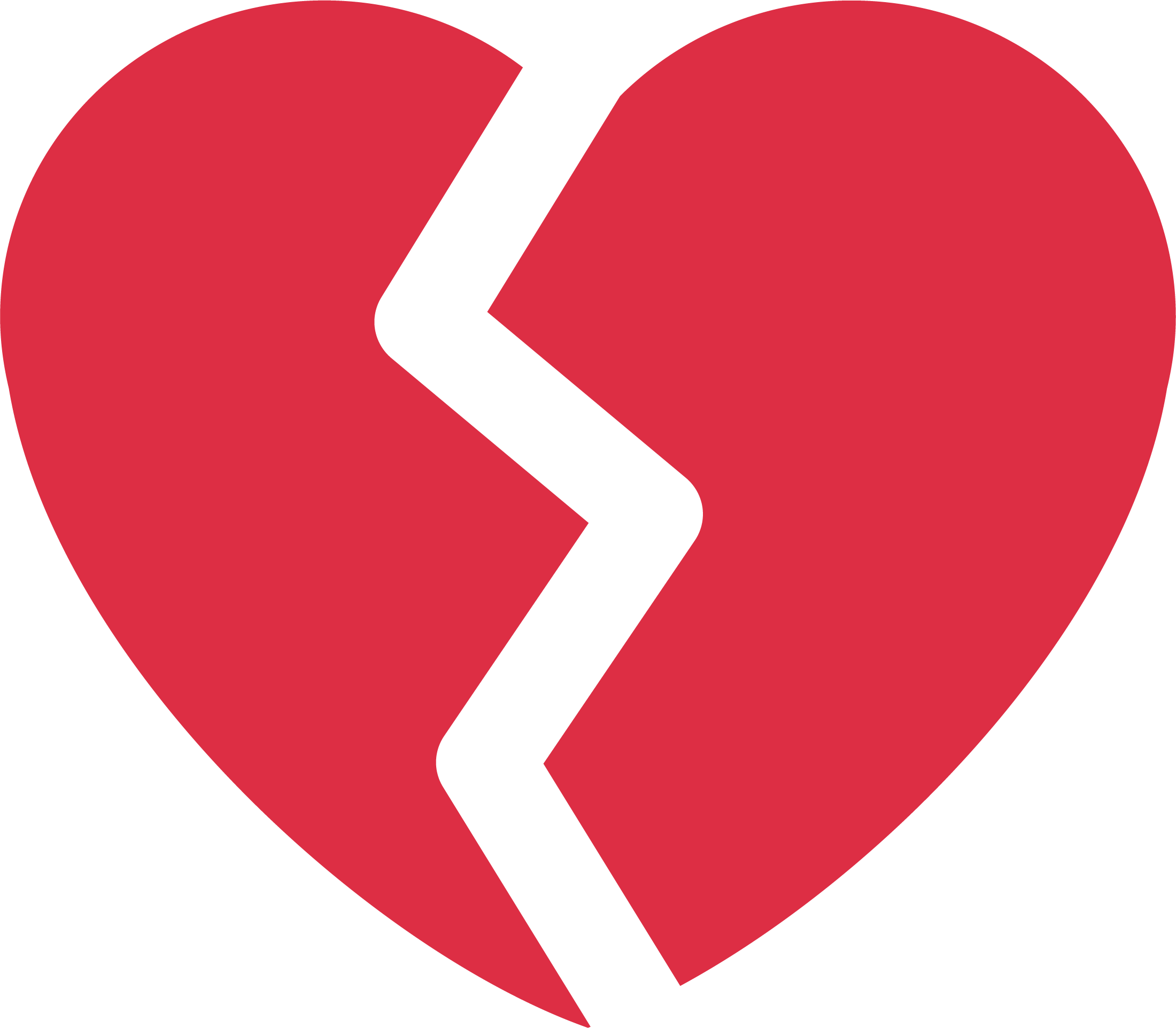 Preview for Broken-heart-symbol-emoji-classic-sticker-76cd6