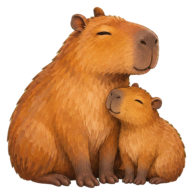 Preview for Chill Capybara Mom And Baby